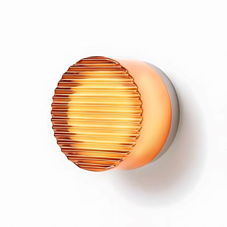 Dimple Wall Sconce Model C Amber