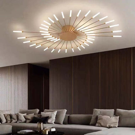 Wesley flush mount Golden 42W