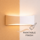 Batlow paintable plaster wall light finish — GildNest UK