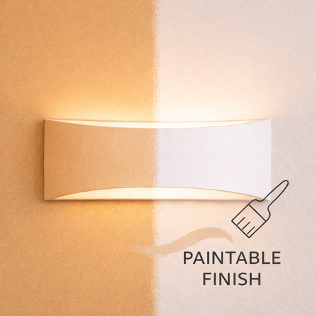 Batlow paintable plaster wall light finish — GildNest UK