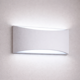 Batlow large plaster wall light cool white 4000K — GildNest UK