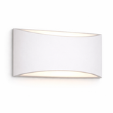 Batlow large plaster wall light white background — GildNest UK