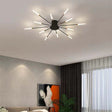 Wesley flush mount Black 12W