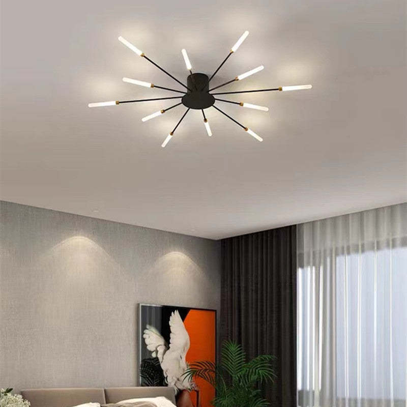 Wesley flush mount Black 12W