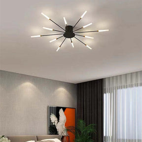 Wesley flush mount Black 12W