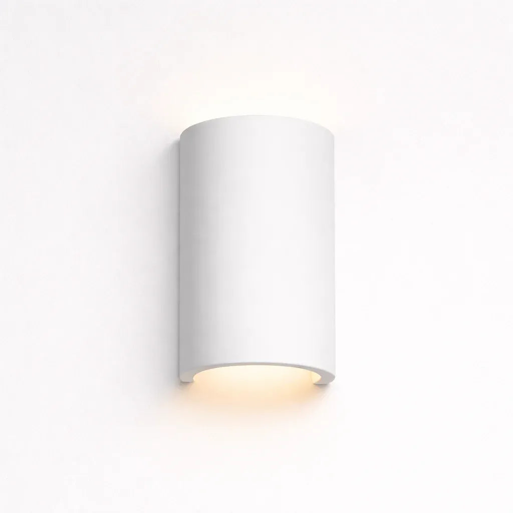 Parkes Paintable Ceramic Wall Light | G9 Up & Down Sconce