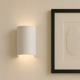 Parkes Paintable Ceramic Wall Light | G9 Up & Down Sconce