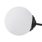 6/8/12-Light Two-Tier Sputnik Opal Globe Chandelier