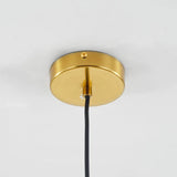 June Glass Globe Pendant Light | Clear & Amber