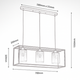Copeland Kitchen Island Pendant Bar