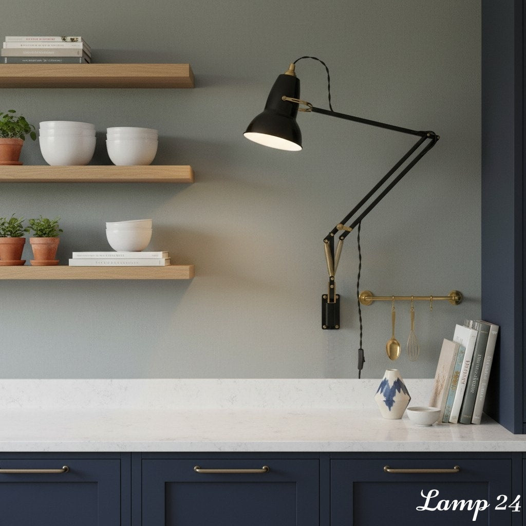 Modryx Adjustable Wall Lamp installed on wall
