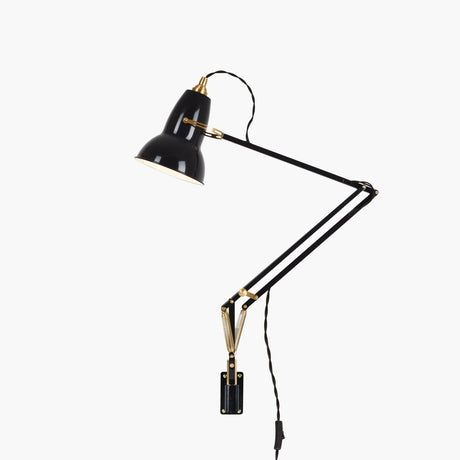 Modryx Adjustable Wall Lamp with chrome bracket and aluminium shade