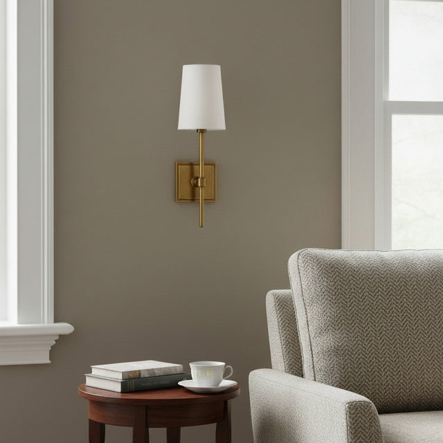 Derlina Vintage Metal Wall Sconce installed