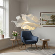 Nordic lotus pendant lifestyle dining room — GildNest UK