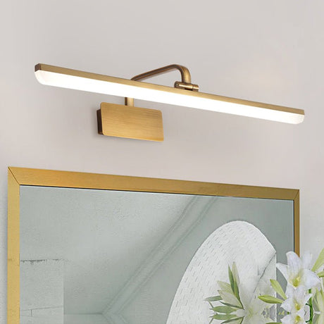 Oravel vanity light lifestyle above mirror — GildNest UK
