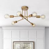 Vallin chandelier detail view — GildNest UK