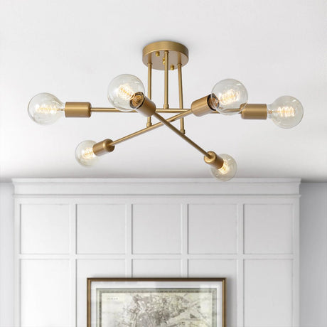 Vallin chandelier detail view — GildNest UK