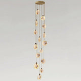 Lenzi Spanish Alabaster Disc Chandelier