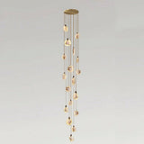 Lenzi Spanish Alabaster Disc Chandelier