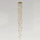 Lenzi Spanish Alabaster Disc Chandelier