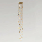 Lenzi Spanish Alabaster Disc Chandelier