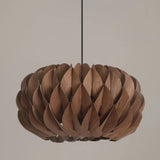 Gris Japandi Veneer Pendant Light
