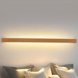 Modern Minimalist Wood Up &amp; Down LED Wall Sconce