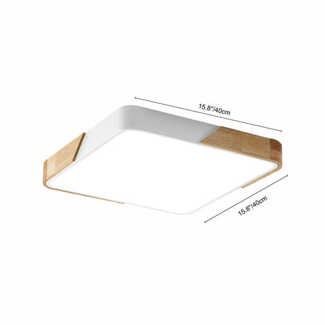Modern rectangle LED ceiling light dimmable UK — GildNest