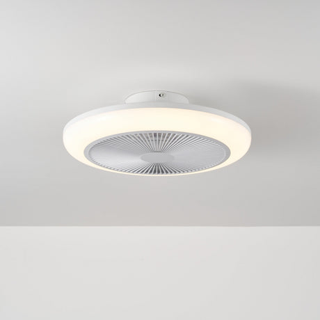 Newell Low-Profile Remote Control Ceiling Fan with LED Light