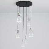Roma 6 Light Spiral Pendant – Architectural Drop Chandelier