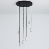 Roma 6 Light Spiral Pendant – Architectural Drop Chandelier