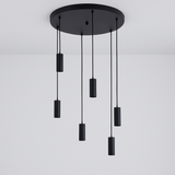 Roma 6 Light Spiral Pendant – Architectural Drop Chandelier