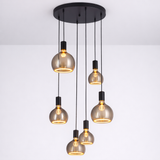 Roma 6 Light Spiral Pendant – Architectural Drop Chandelier