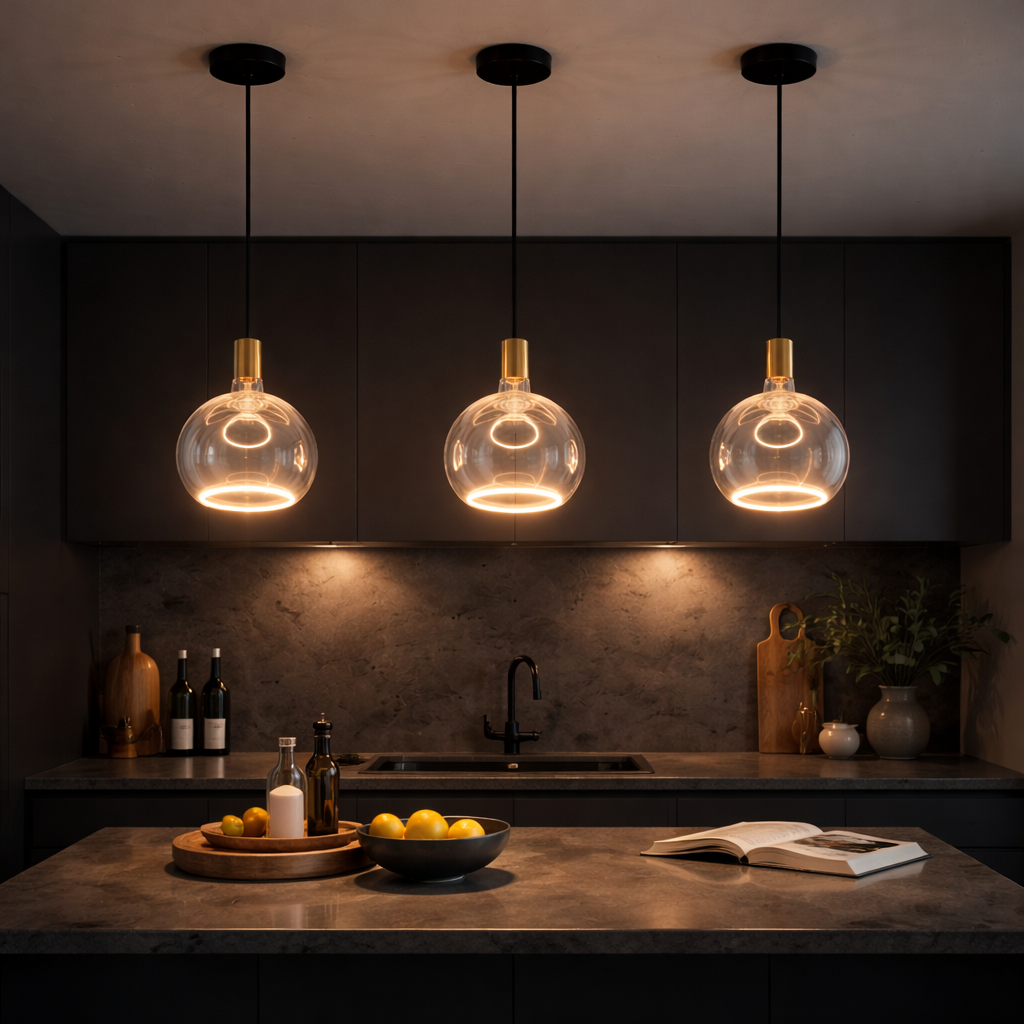 Roma Single Pendant – Aura Ring LED