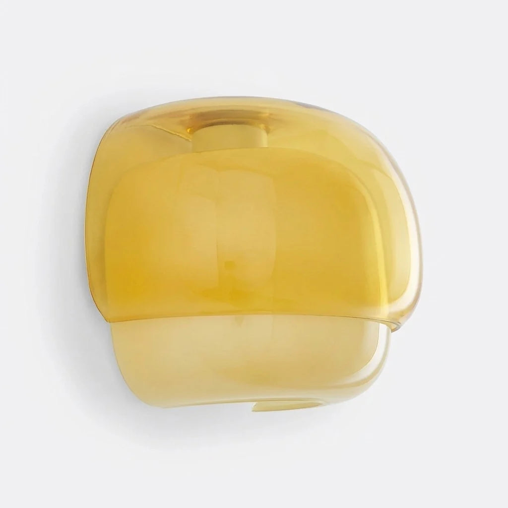 Sanae Modern Colorful Glass Shade Wall Sconce