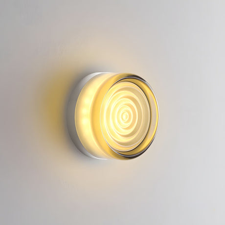 Dimple Wall Sconce Model B Smoke Gray