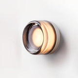 Dimple Wall Sconce Model A Smoke Gray