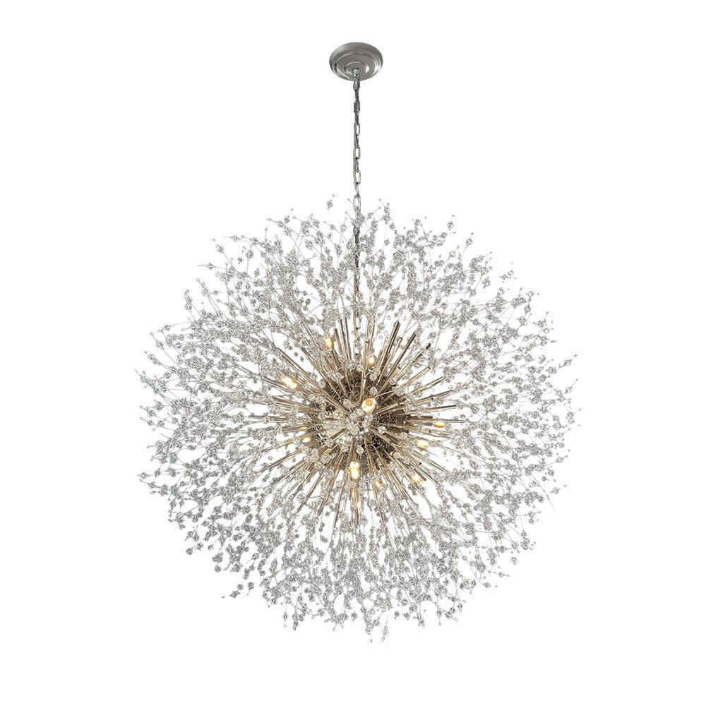 Brass mid-century modern chandelier UK — GildNest