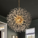 Brass 20-light sputnik firework chandelier — GildNest UK