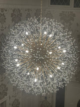Brass sputnik chandelier bedroom UK — GildNest