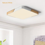 Modern grey rectangle flush ceiling light UK — GildNest