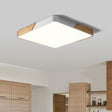 Square LED flush mount ceiling light natural white — GildNest UK