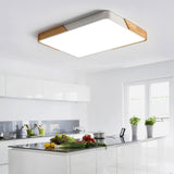 Square LED ceiling light natural white white frame — GildNest UK