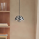 Flowerpot Pendant Lamp Small Black ＆ White