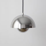 Flowerpot Pendant Lamp Large Chrome