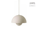 Flowerpot Pendant Lamp Small Matte Beige