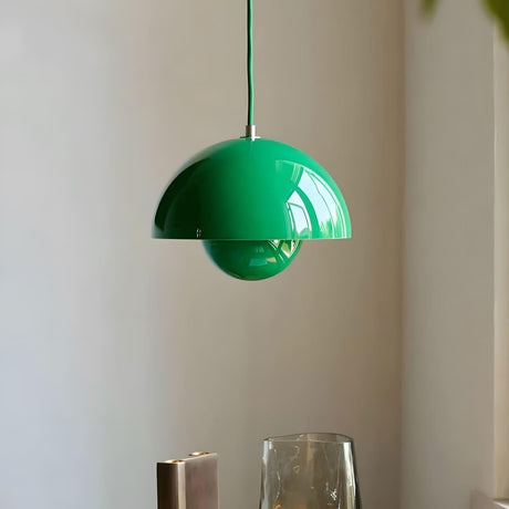 Flowerpot Pendant Lamp Small Signal Green