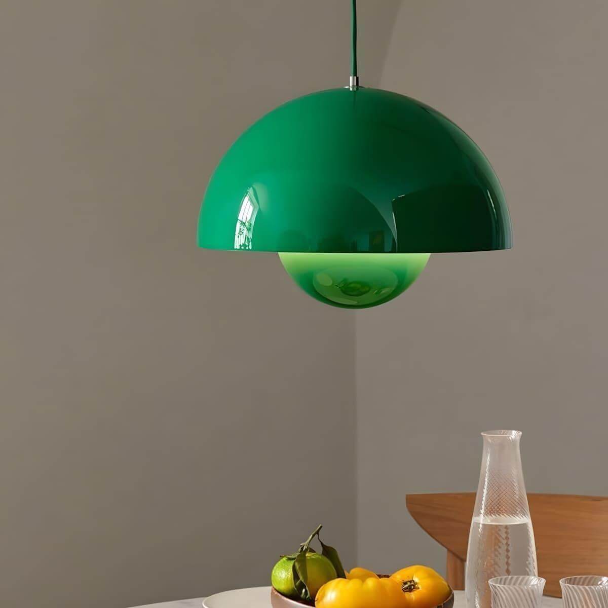 Flowerpot Pendant Lamp Large Signal Green