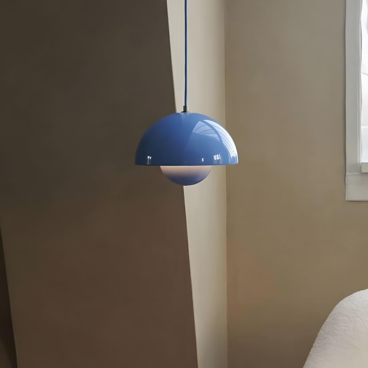 Flowerpot Pendant Lamp Small Sky Blue