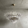 Murano Palmette Chandelier Small Clear